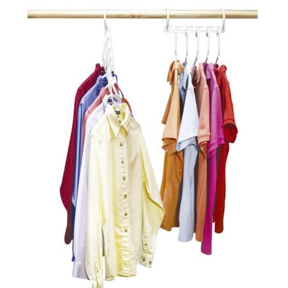 8 pack of space saving closet hangers - Picture 2 of 3